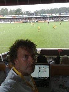 et regnade mycket i Mjällby men efter slutsignalen sken solen. Och jag hade tippat 1-1