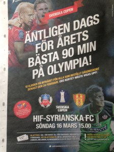 Från Kvällsposten 9 mars. 