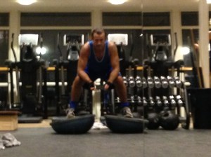 Bloggförfattaren tränar inför störtloppssäsongen.